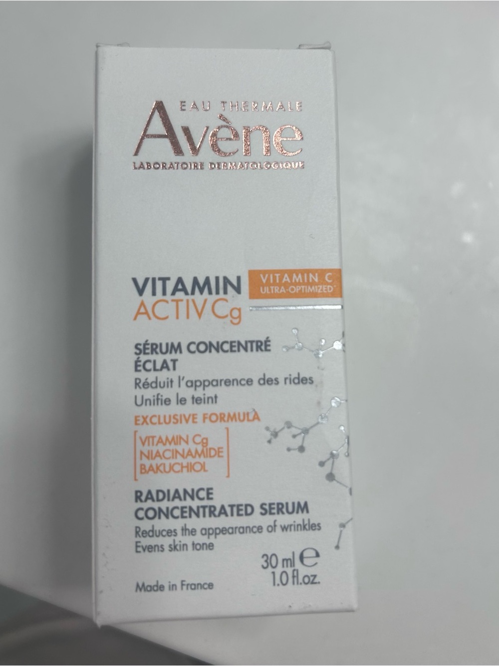 UNOPENED Avène Vitamin C Activ C Radiance Concentrated Serum